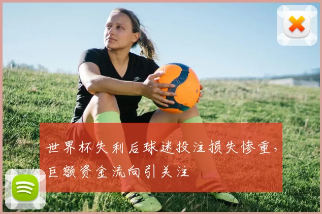 世界杯失利后球迷投注损失惨重,巨额资金流向引关注