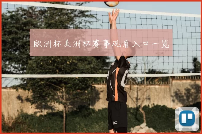 欧洲杯美洲杯赛事观看入口一览